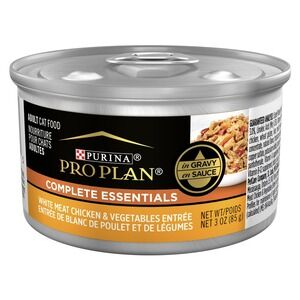 Purina Pro Plan Complete Essentials Chicken Veg Wet Cat Food 3oz 24pk